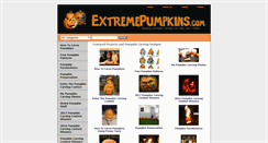 Desktop Screenshot of extremepumpkins.com